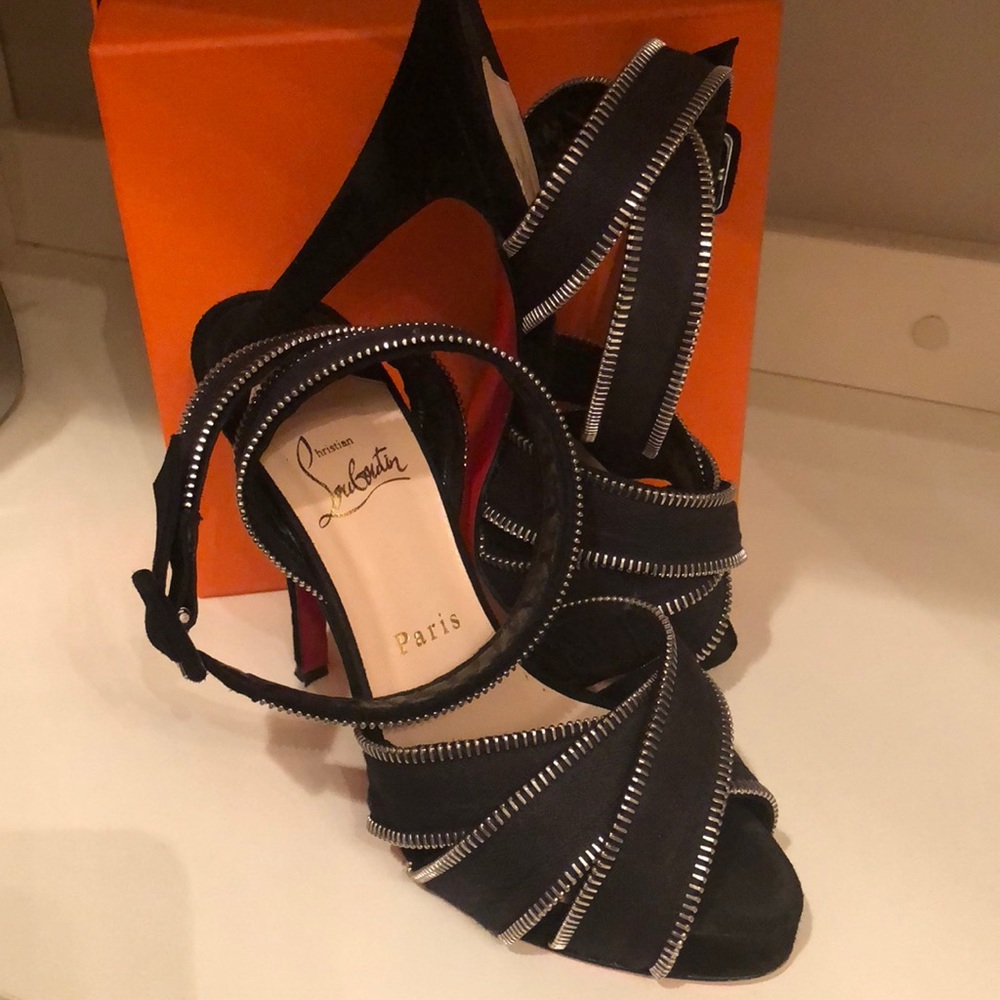Christian Louboutin ankle strap sandal